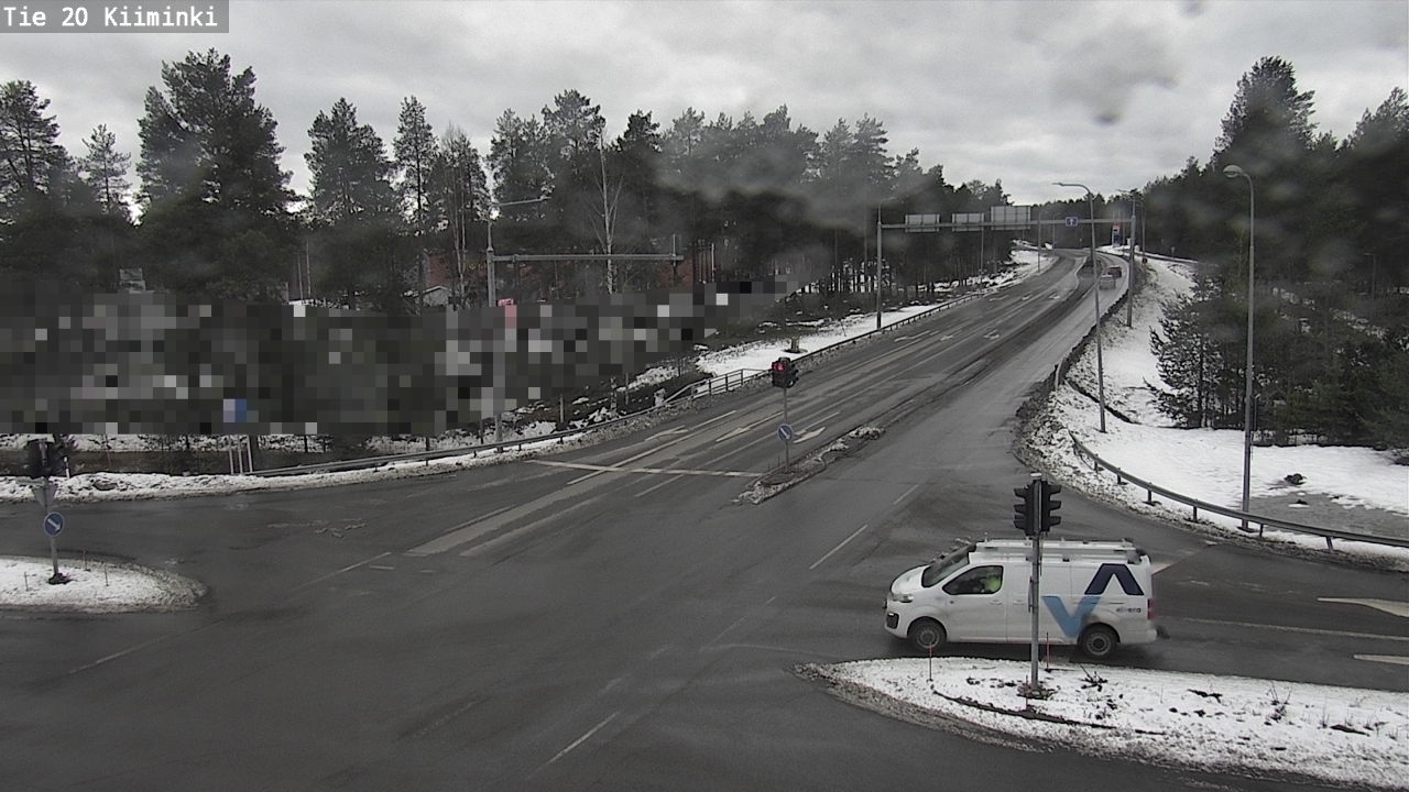 Weather Camera Image Väg 20 Uleåborg Kiiminki, Oulu, Pohjois-Pohjanmaa