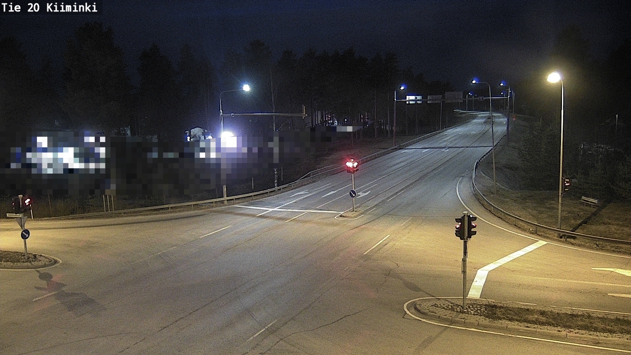 Weather Camera Image Väg 20 Uleåborg Kiiminki, Oulu, Pohjois-Pohjanmaa