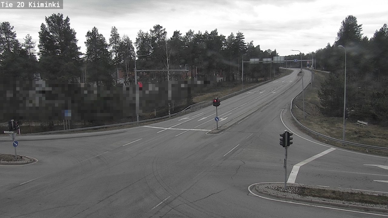 Weather Camera Image Väg 20 Uleåborg Kiiminki, Oulu, Pohjois-Pohjanmaa