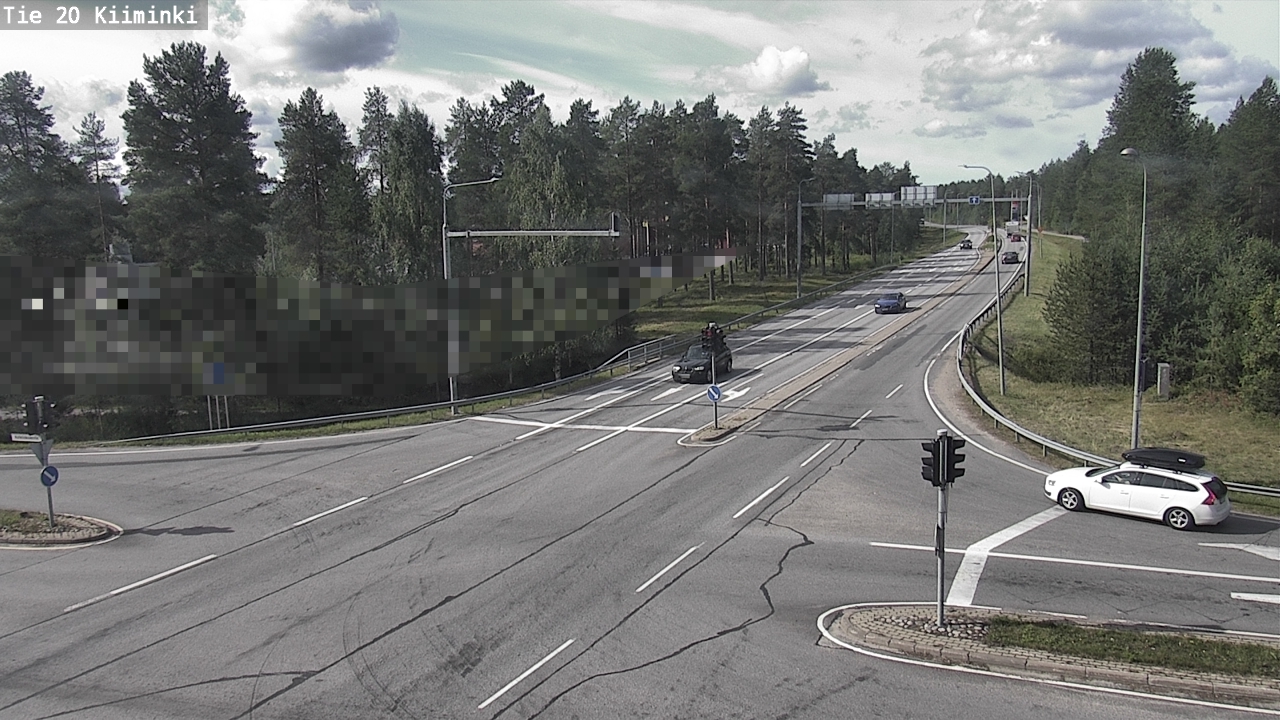 Weather Camera Image Road 20 Oulu Kiiminki, Oulu, Pohjois-Pohjanmaa