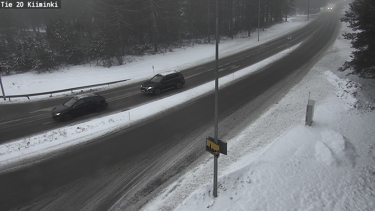 Weather Camera Image Väg 20 Uleåborg Kiiminki, Oulu, Pohjois-Pohjanmaa