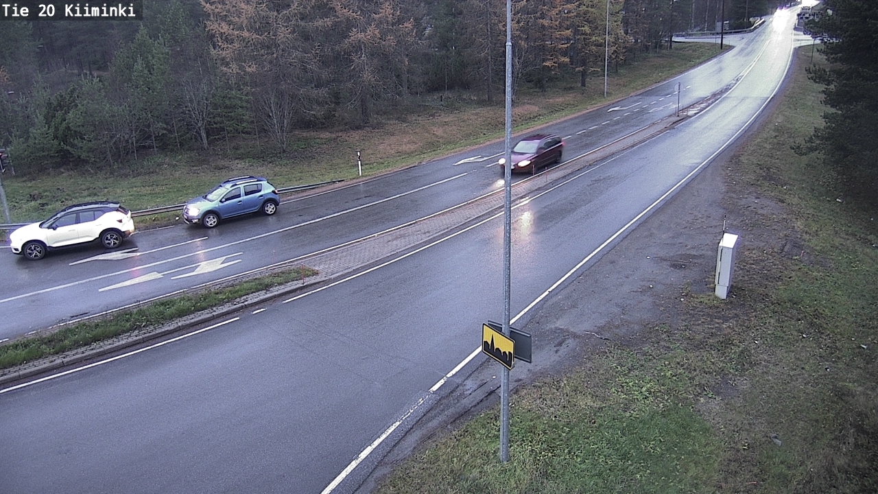 Weather Camera Image Road 20 Oulu Kiiminki, Oulu, Pohjois-Pohjanmaa