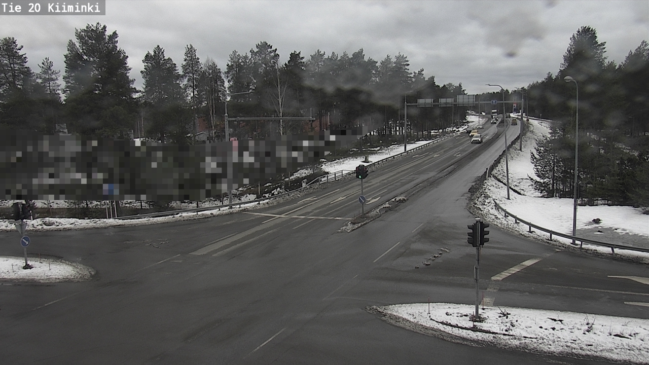 Weather Camera Image Väg 20 Uleåborg Kiiminki, Oulu, Pohjois-Pohjanmaa