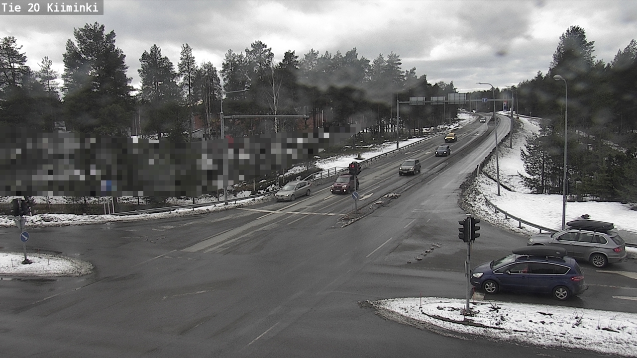 Weather Camera Image Väg 20 Uleåborg Kiiminki, Oulu, Pohjois-Pohjanmaa