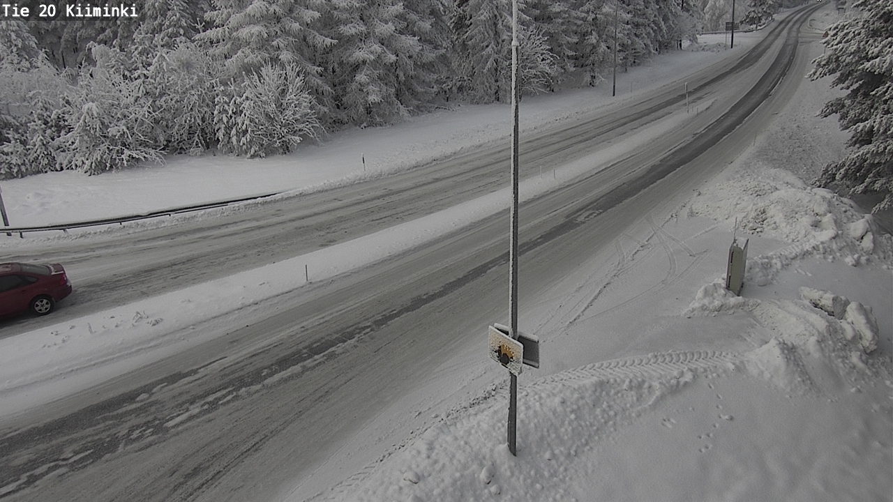 Weather Camera Image Väg 20 Uleåborg Kiiminki, Oulu, Pohjois-Pohjanmaa