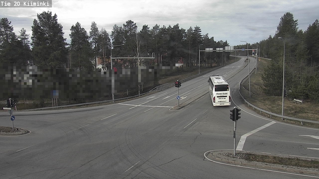 Weather Camera Image Väg 20 Uleåborg Kiiminki, Oulu, Pohjois-Pohjanmaa
