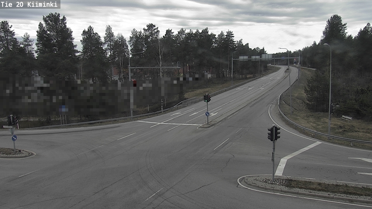Weather Camera Image Väg 20 Uleåborg Kiiminki, Oulu, Pohjois-Pohjanmaa