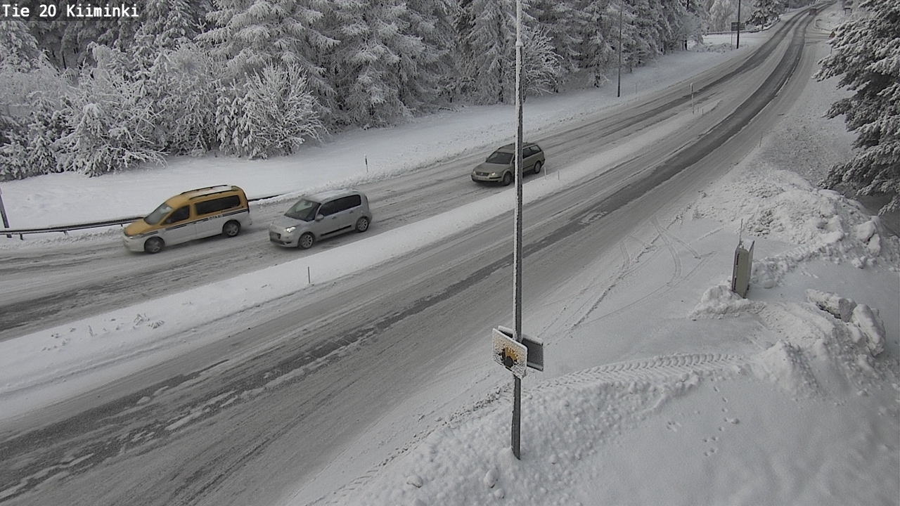 Weather Camera Image Väg 20 Uleåborg Kiiminki, Oulu, Pohjois-Pohjanmaa