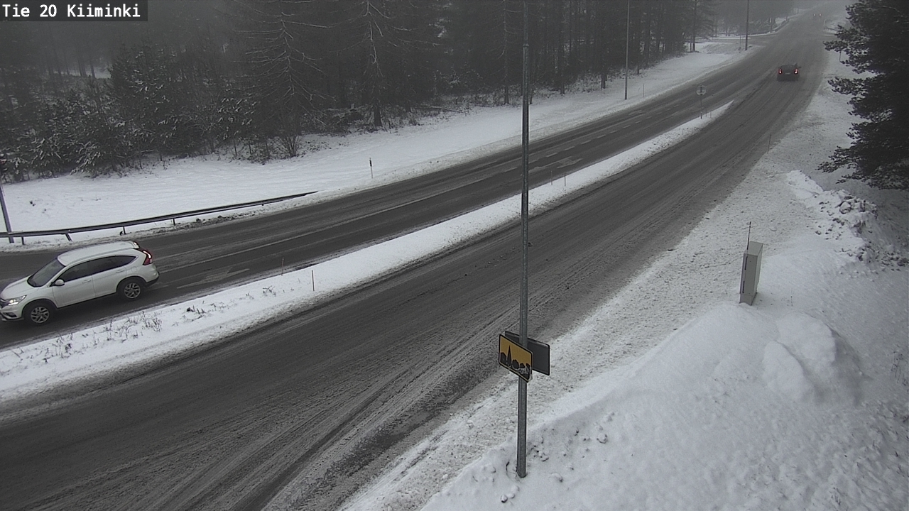 Weather Camera Image Väg 20 Uleåborg Kiiminki, Oulu, Pohjois-Pohjanmaa