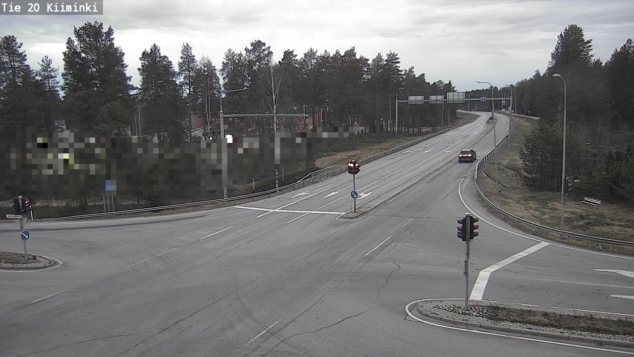 Weather Camera Image Väg 20 Uleåborg Kiiminki, Oulu, Pohjois-Pohjanmaa