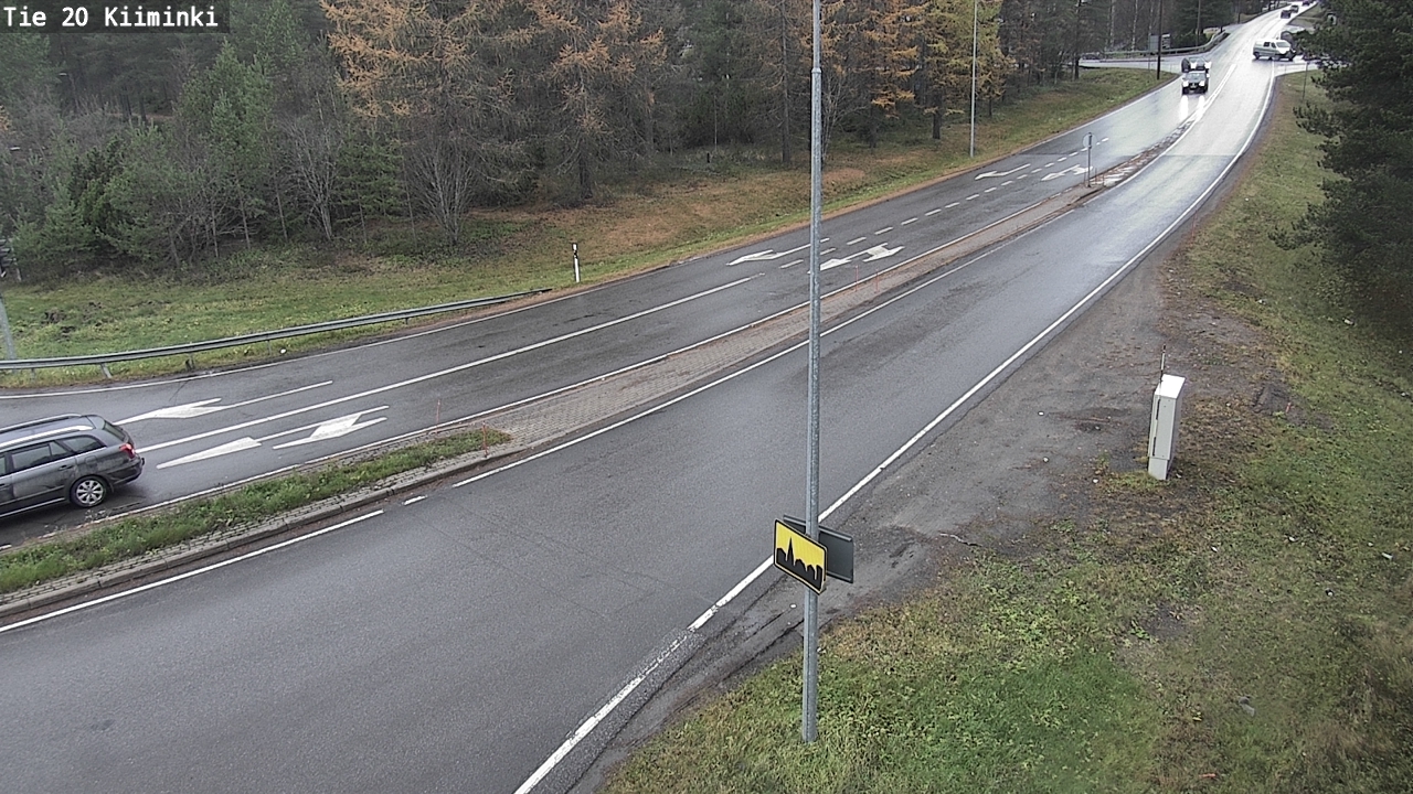 Weather Camera Image Väg 20 Uleåborg Kiiminki, Oulu, Pohjois-Pohjanmaa