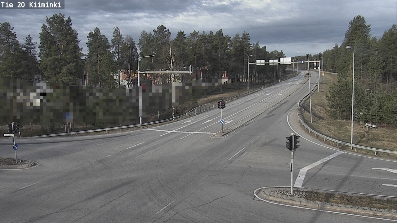 Weather Camera Image Väg 20 Uleåborg Kiiminki, Oulu, Pohjois-Pohjanmaa