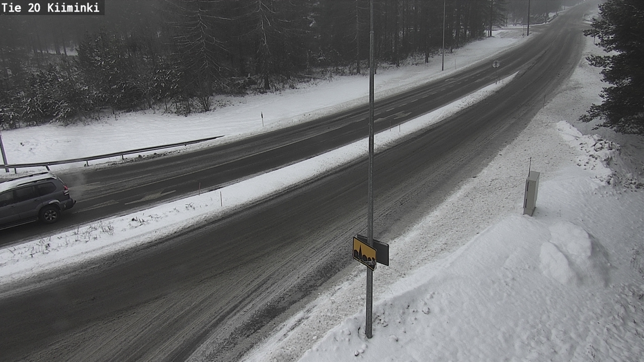 Weather Camera Image Väg 20 Uleåborg Kiiminki, Oulu, Pohjois-Pohjanmaa