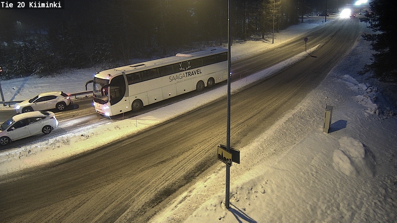 Weather Camera Image Väg 20 Uleåborg Kiiminki, Oulu, Pohjois-Pohjanmaa
