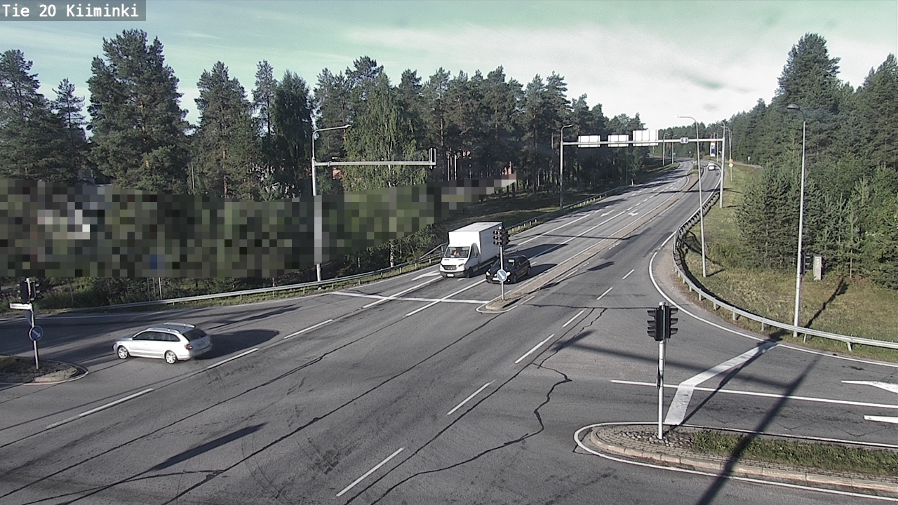 Weather Camera Image Road 20 Oulu Kiiminki, Oulu, Pohjois-Pohjanmaa
