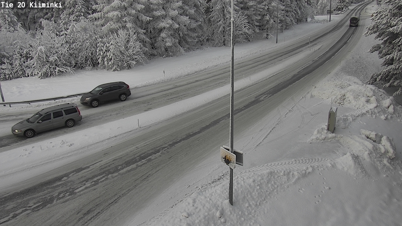 Weather Camera Image Väg 20 Uleåborg Kiiminki, Oulu, Pohjois-Pohjanmaa