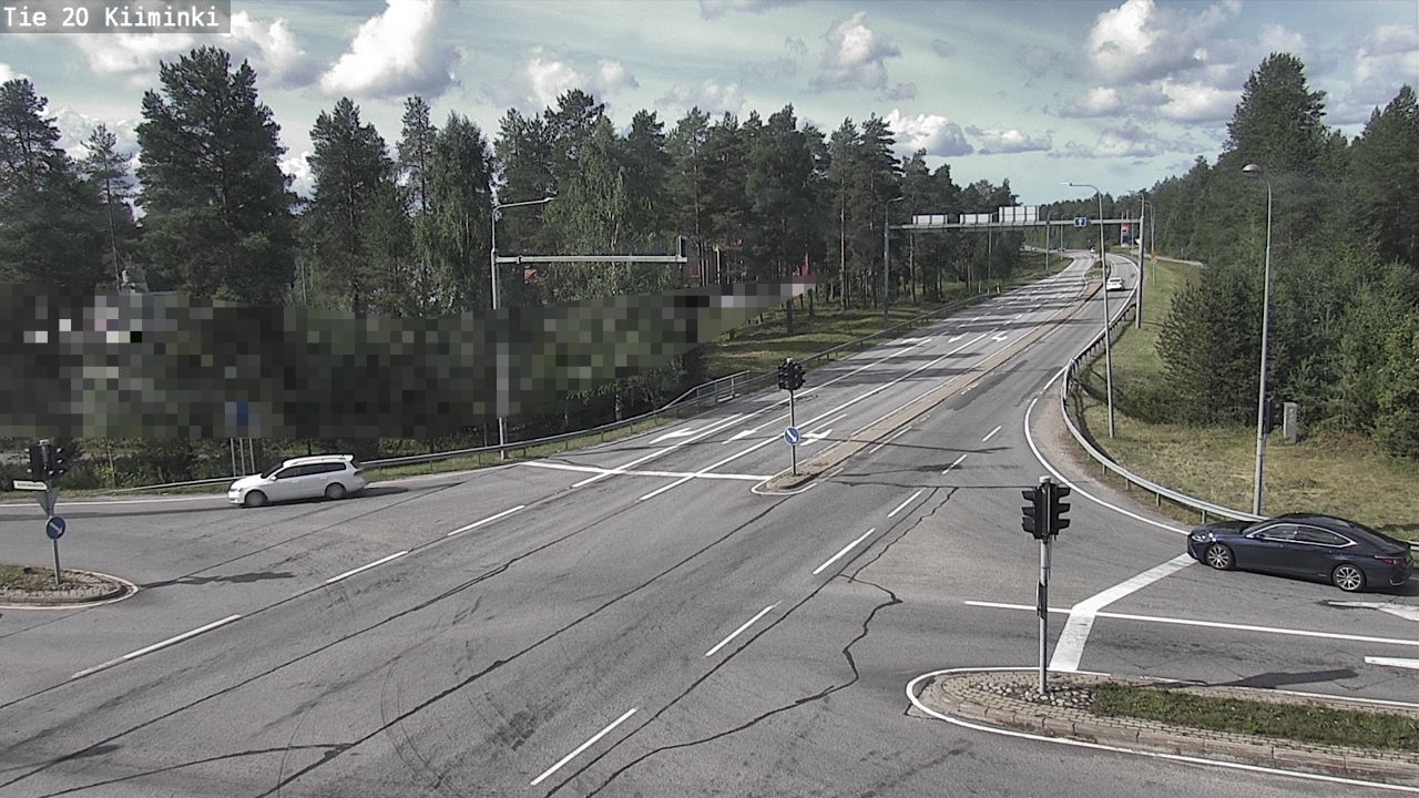 Weather Camera Image Road 20 Oulu Kiiminki, Oulu, Pohjois-Pohjanmaa