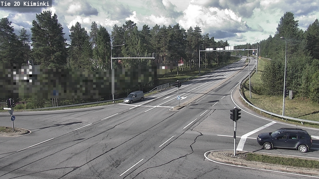 Weather Camera Image Road 20 Oulu Kiiminki, Oulu, Pohjois-Pohjanmaa