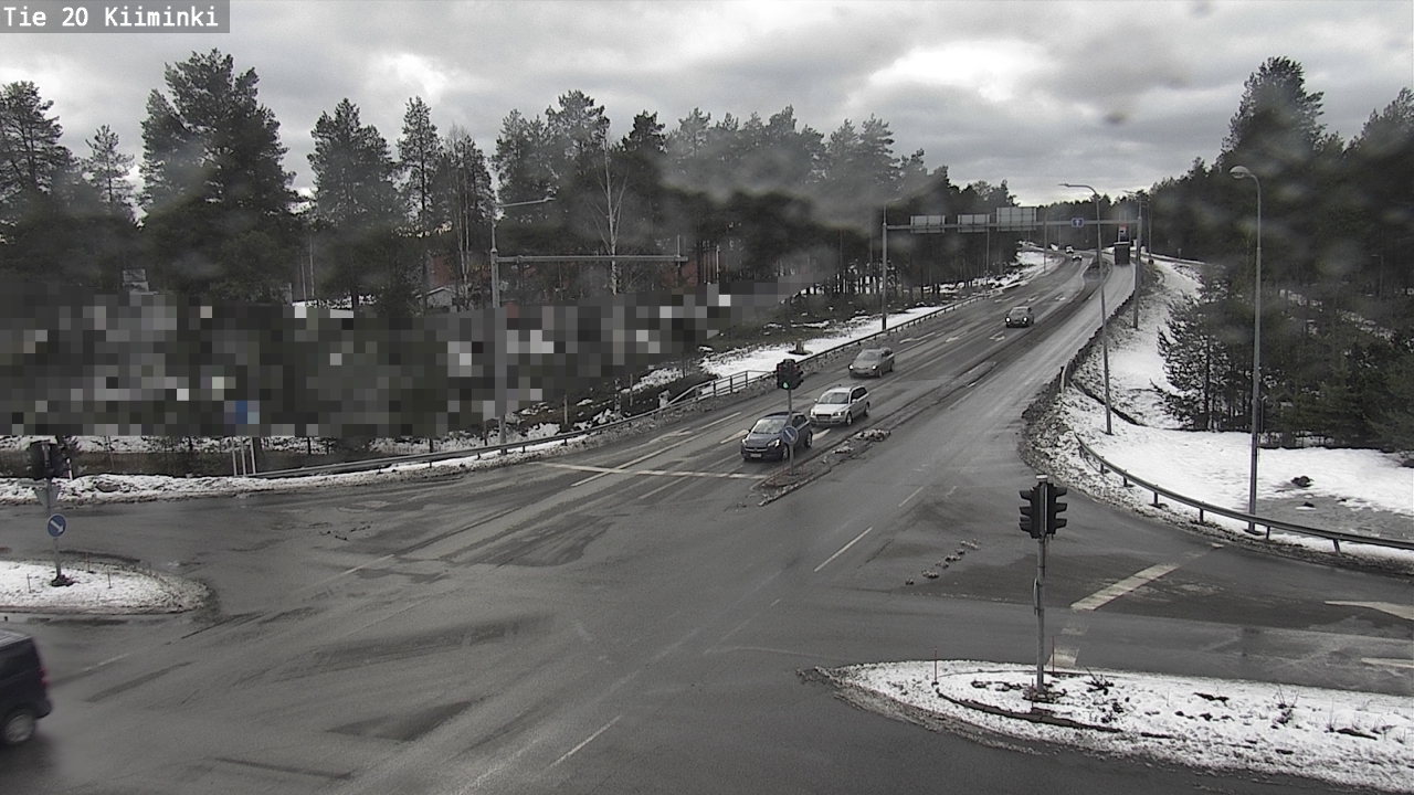Weather Camera Image Väg 20 Uleåborg Kiiminki, Oulu, Pohjois-Pohjanmaa