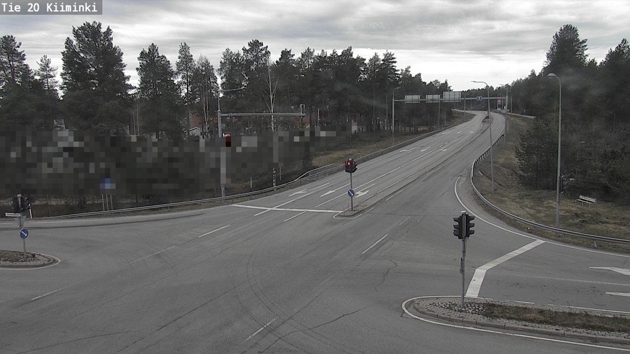 Weather Camera Image Väg 20 Uleåborg Kiiminki, Oulu, Pohjois-Pohjanmaa
