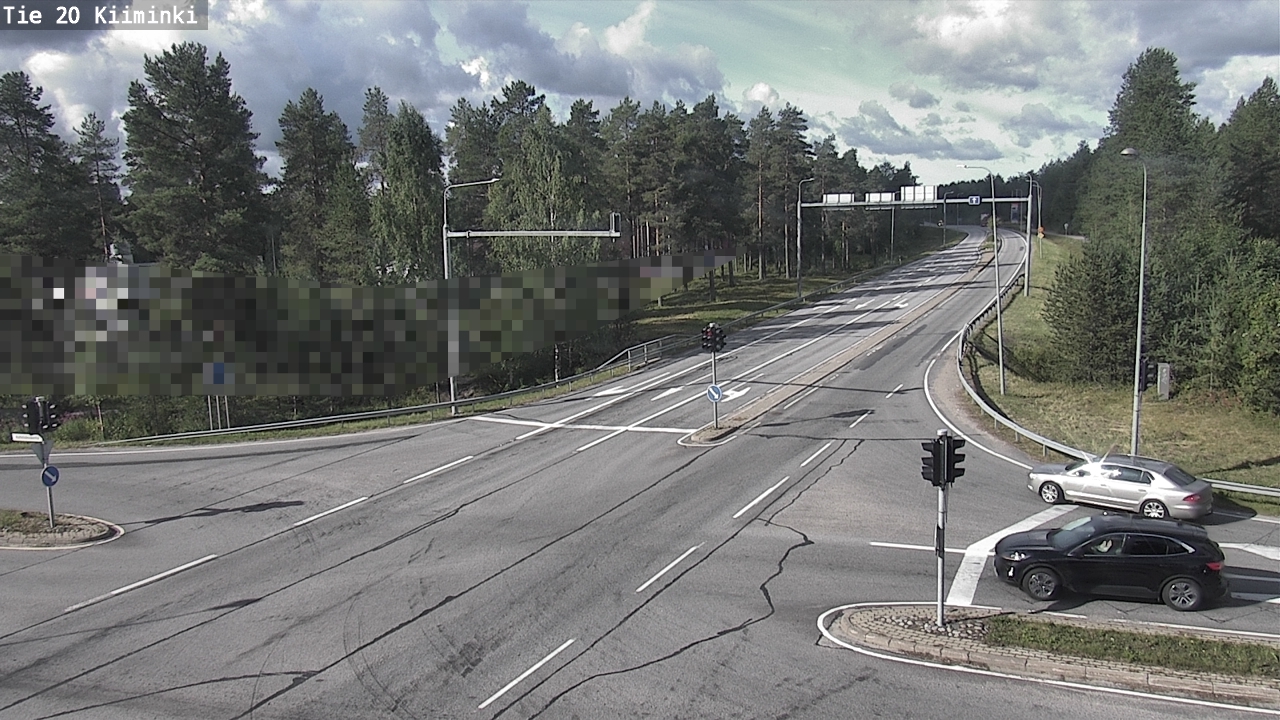 Weather Camera Image Road 20 Oulu Kiiminki, Oulu, Pohjois-Pohjanmaa