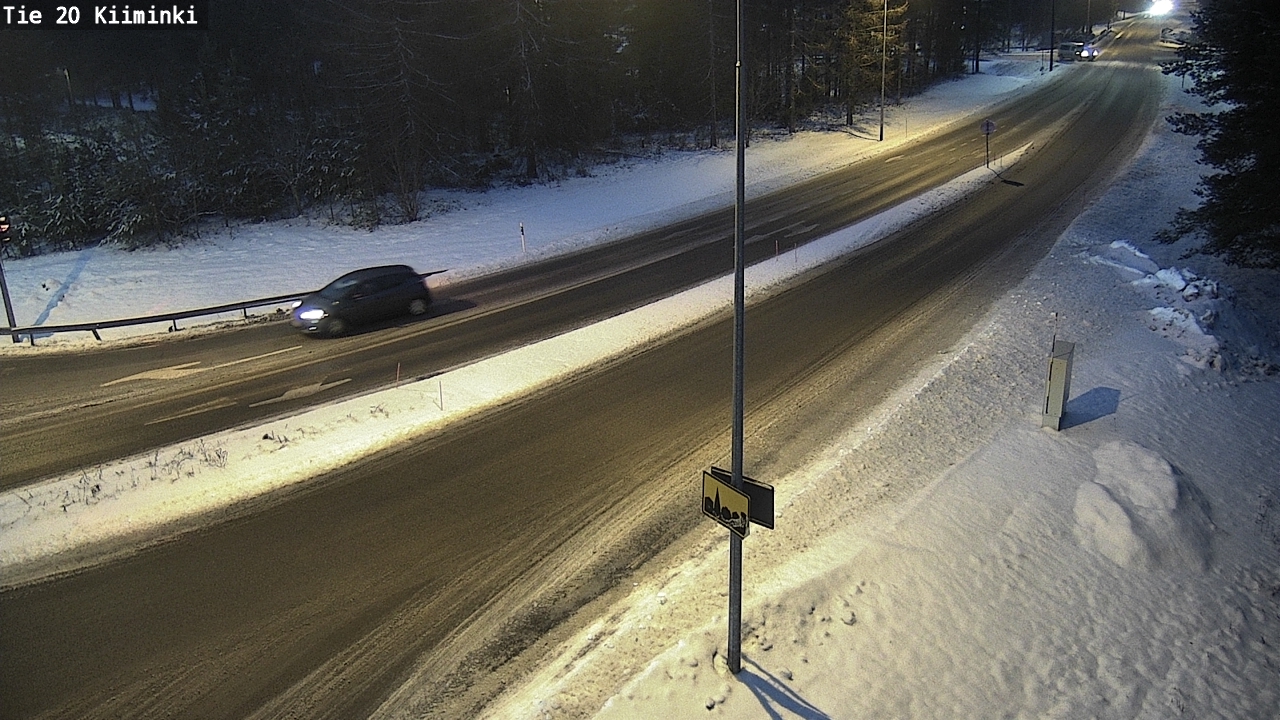 Weather Camera Image Road 20 Oulu Kiiminki, Oulu, Pohjois-Pohjanmaa