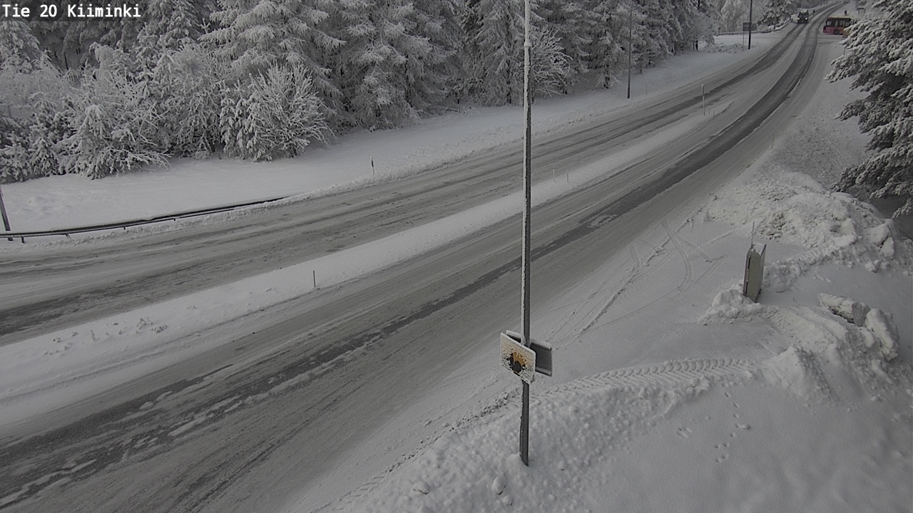 Weather Camera Image Väg 20 Uleåborg Kiiminki, Oulu, Pohjois-Pohjanmaa