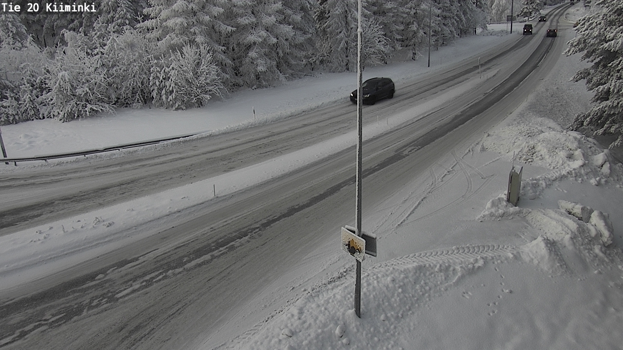 Weather Camera Image Väg 20 Uleåborg Kiiminki, Oulu, Pohjois-Pohjanmaa