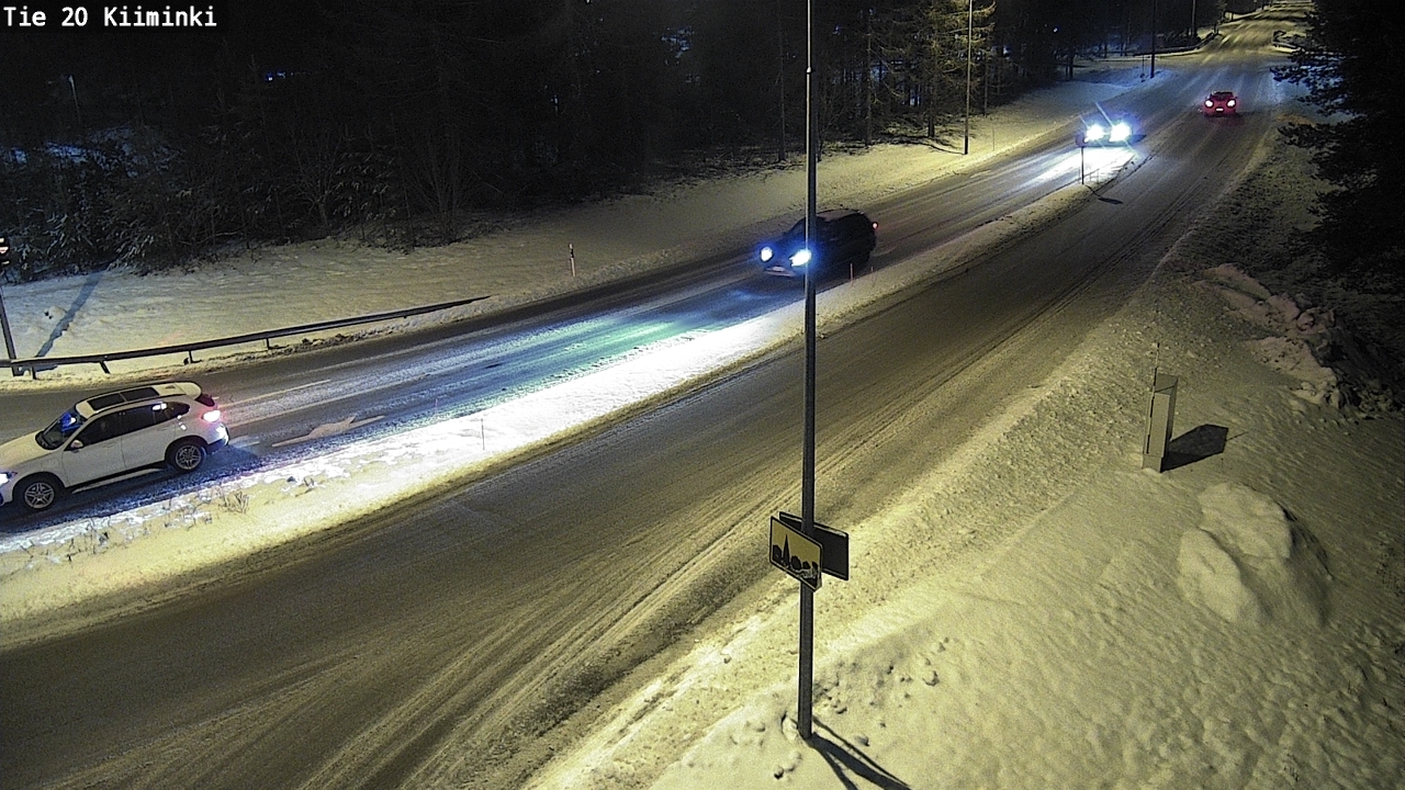 Weather Camera Image Road 20 Oulu Kiiminki, Oulu, Pohjois-Pohjanmaa