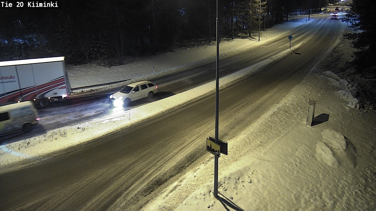 Weather Camera Image Road 20 Oulu Kiiminki, Oulu, Pohjois-Pohjanmaa