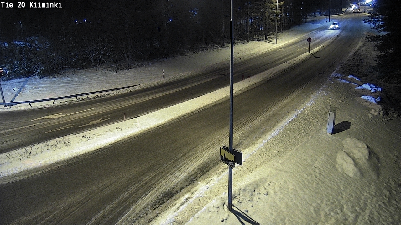 Weather Camera Image Road 20 Oulu Kiiminki, Oulu, Pohjois-Pohjanmaa