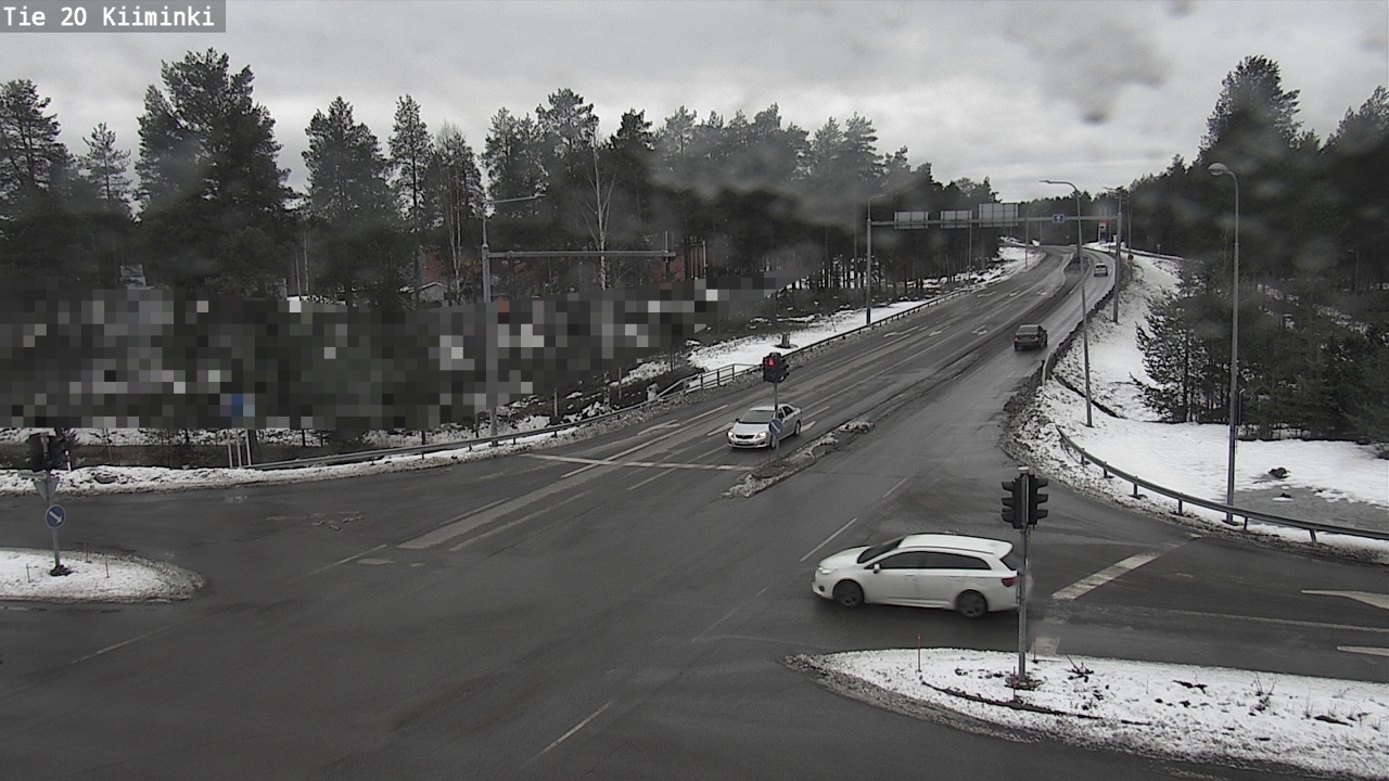 Weather Camera Image Väg 20 Uleåborg Kiiminki, Oulu, Pohjois-Pohjanmaa