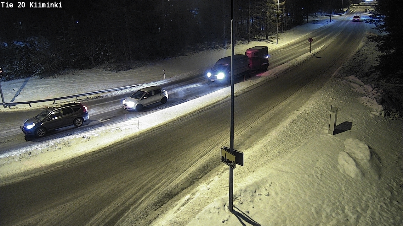 Weather Camera Image Road 20 Oulu Kiiminki, Oulu, Pohjois-Pohjanmaa