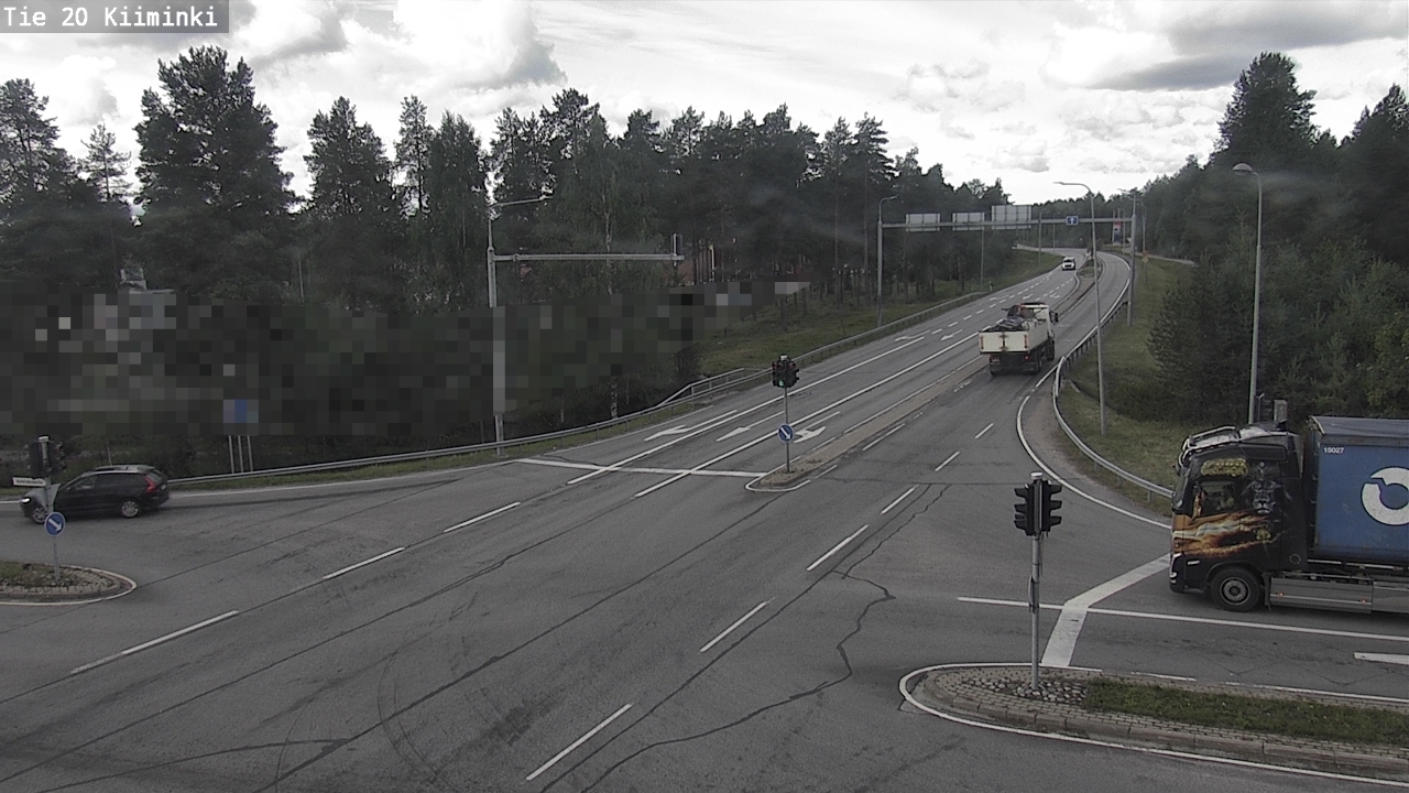 Weather Camera Image Road 20 Oulu Kiiminki, Oulu, Pohjois-Pohjanmaa
