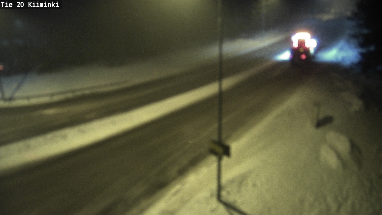 Weather Camera Image Väg 20 Uleåborg Kiiminki, Oulu, Pohjois-Pohjanmaa