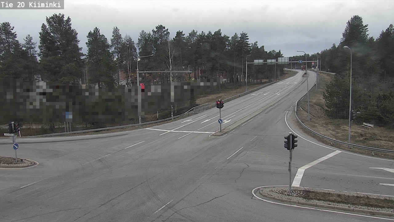 Weather Camera Image Väg 20 Uleåborg Kiiminki, Oulu, Pohjois-Pohjanmaa