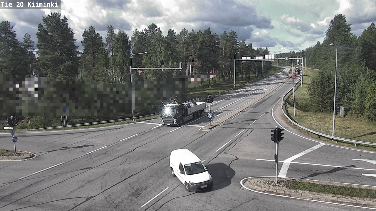Weather Camera Image Road 20 Oulu Kiiminki, Oulu, Pohjois-Pohjanmaa