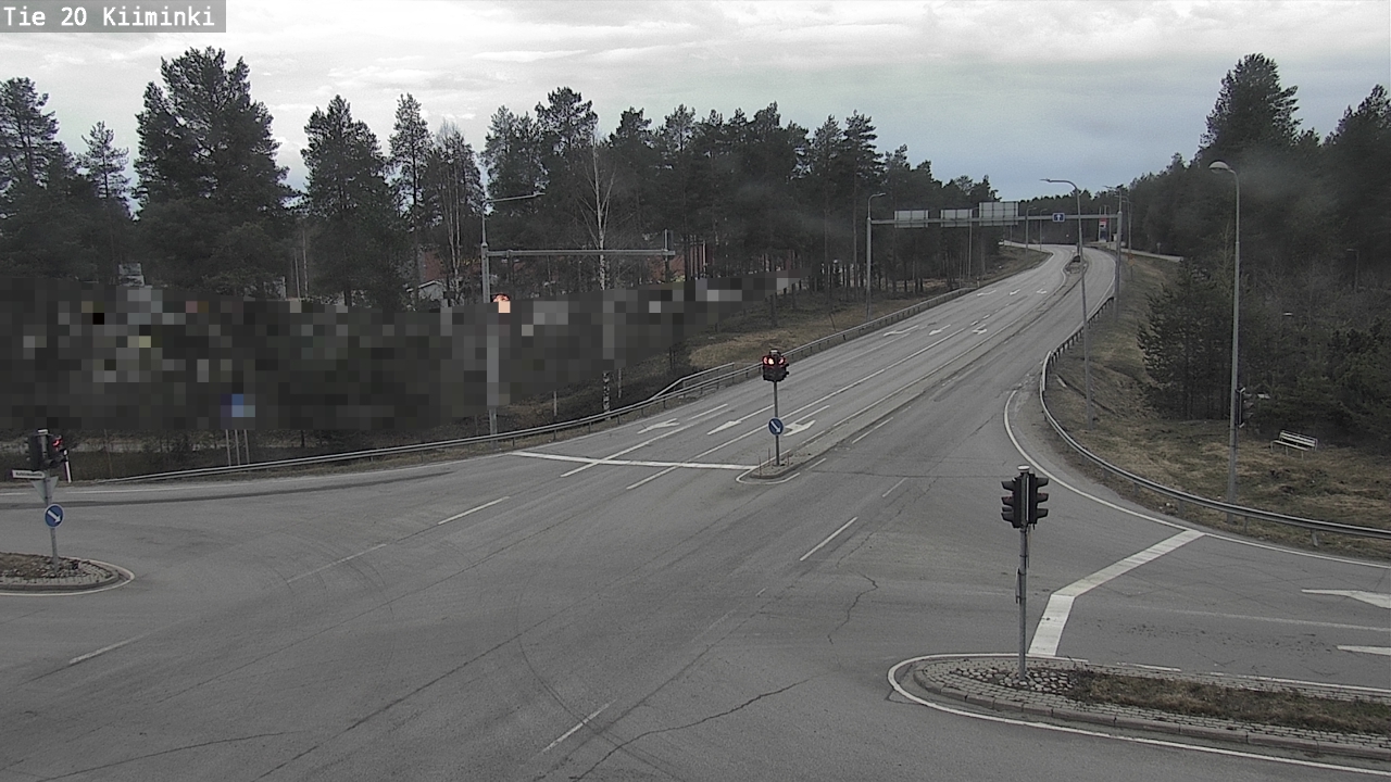 Weather Camera Image Väg 20 Uleåborg Kiiminki, Oulu, Pohjois-Pohjanmaa