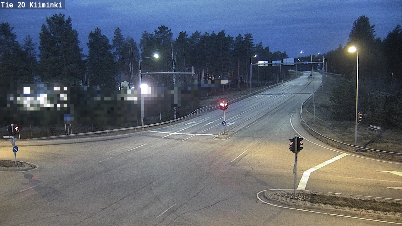 Weather Camera Image Väg 20 Uleåborg Kiiminki, Oulu, Pohjois-Pohjanmaa