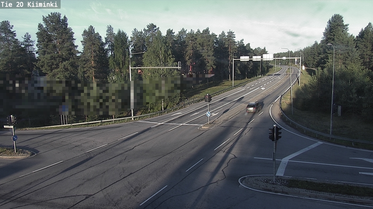 Weather Camera Image Road 20 Oulu Kiiminki, Oulu, Pohjois-Pohjanmaa