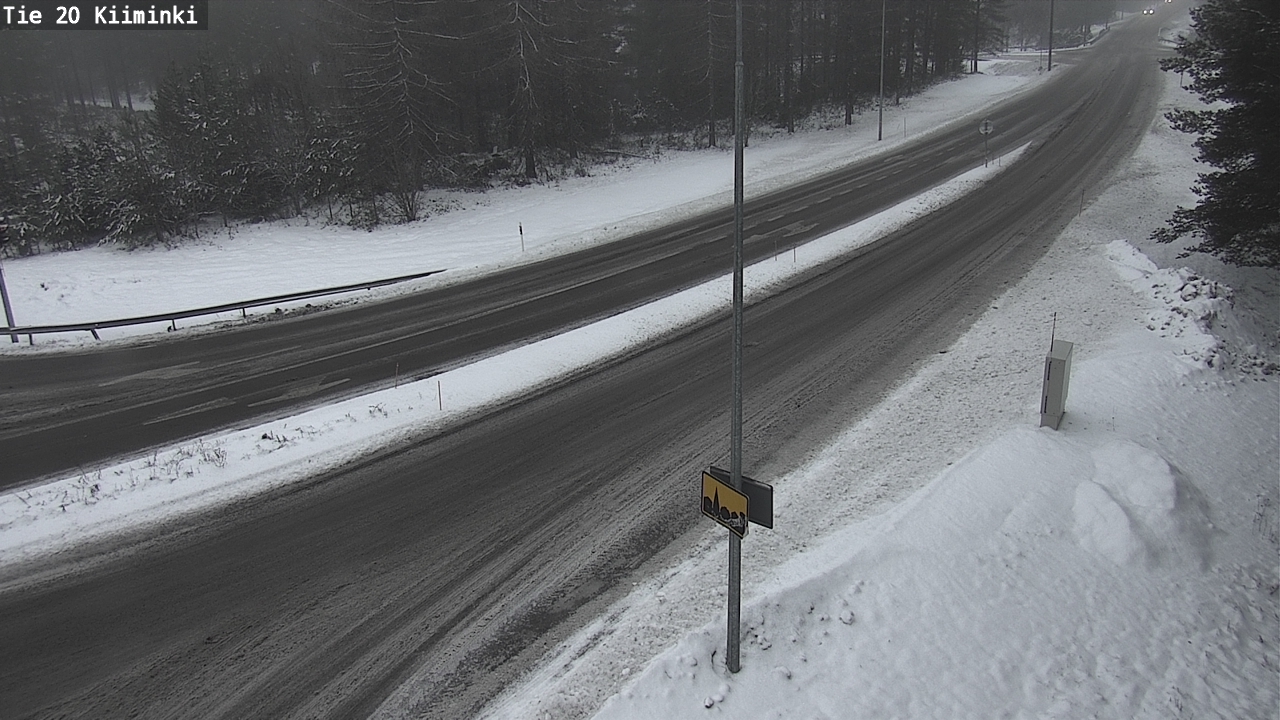 Weather Camera Image Väg 20 Uleåborg Kiiminki, Oulu, Pohjois-Pohjanmaa