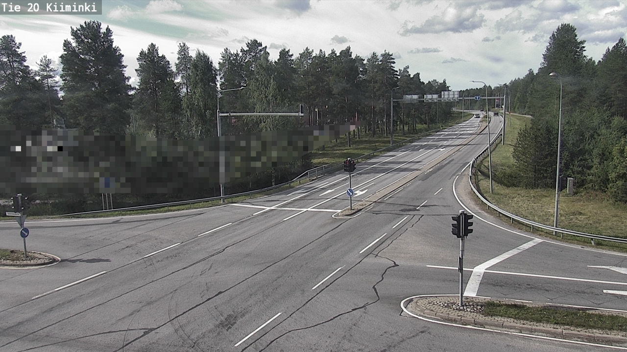 Weather Camera Image Road 20 Oulu Kiiminki, Oulu, Pohjois-Pohjanmaa