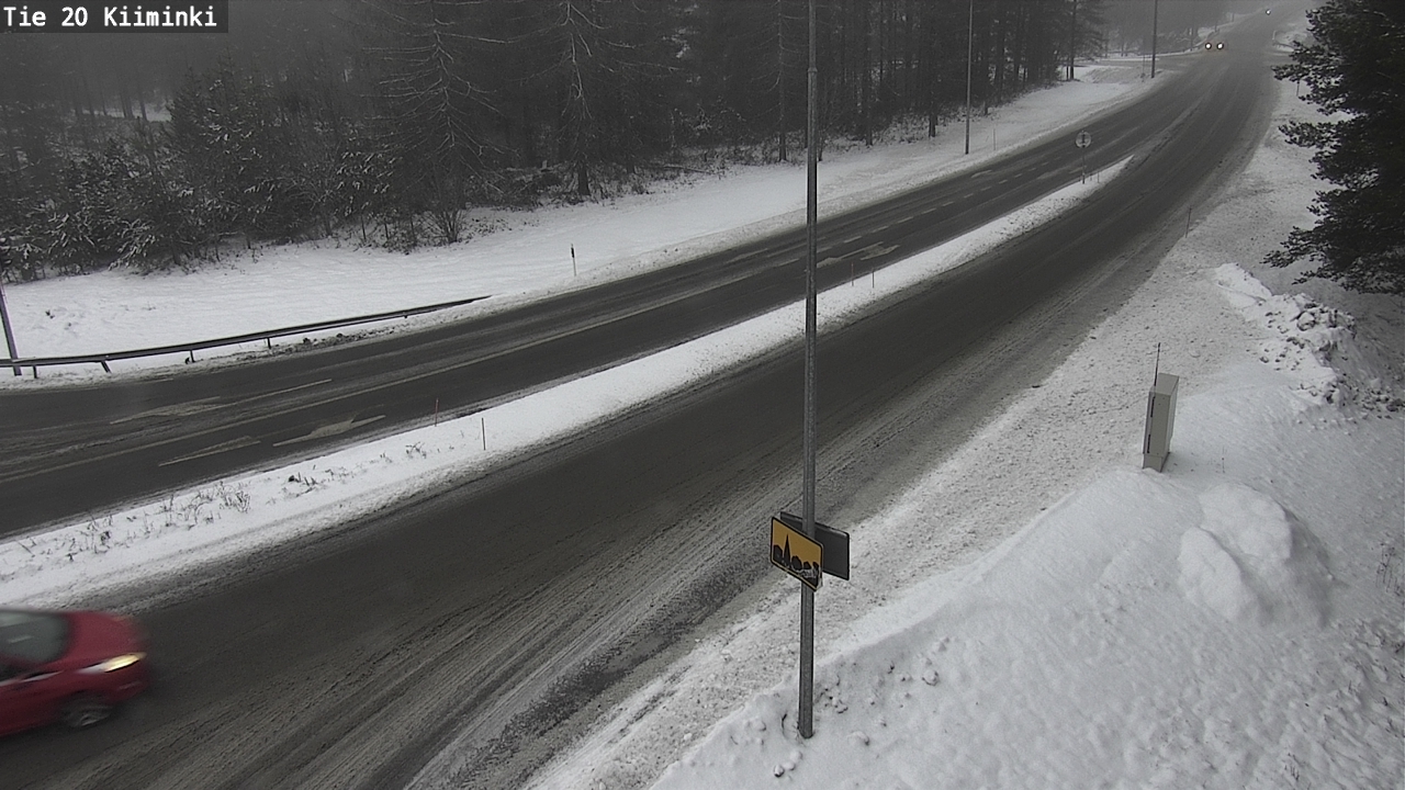 Weather Camera Image Väg 20 Uleåborg Kiiminki, Oulu, Pohjois-Pohjanmaa