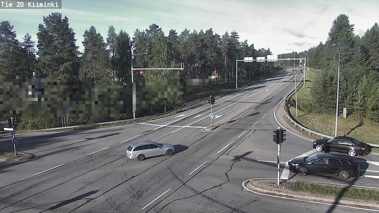 Weather Camera Image Road 20 Oulu Kiiminki, Oulu, Pohjois-Pohjanmaa