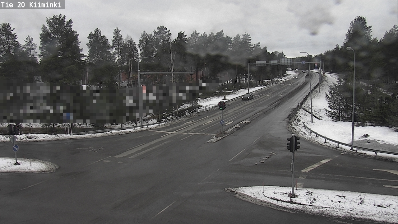 Weather Camera Image Väg 20 Uleåborg Kiiminki, Oulu, Pohjois-Pohjanmaa