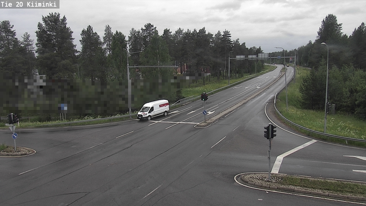 Weather Camera Image Road 20 Oulu Kiiminki, Oulu, Pohjois-Pohjanmaa