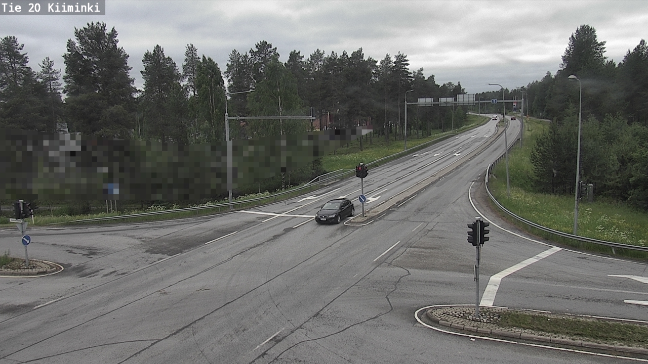 Weather Camera Image Väg 20 Uleåborg Kiiminki, Oulu, Pohjois-Pohjanmaa