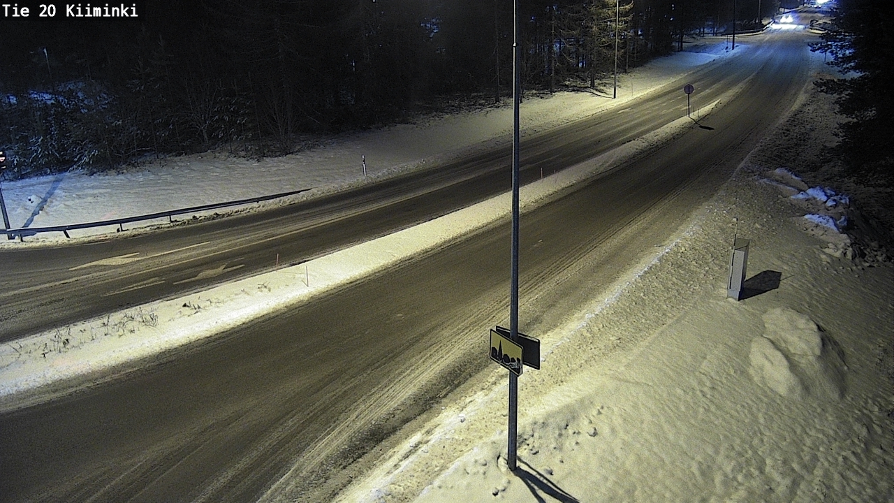 Weather Camera Image Road 20 Oulu Kiiminki, Oulu, Pohjois-Pohjanmaa