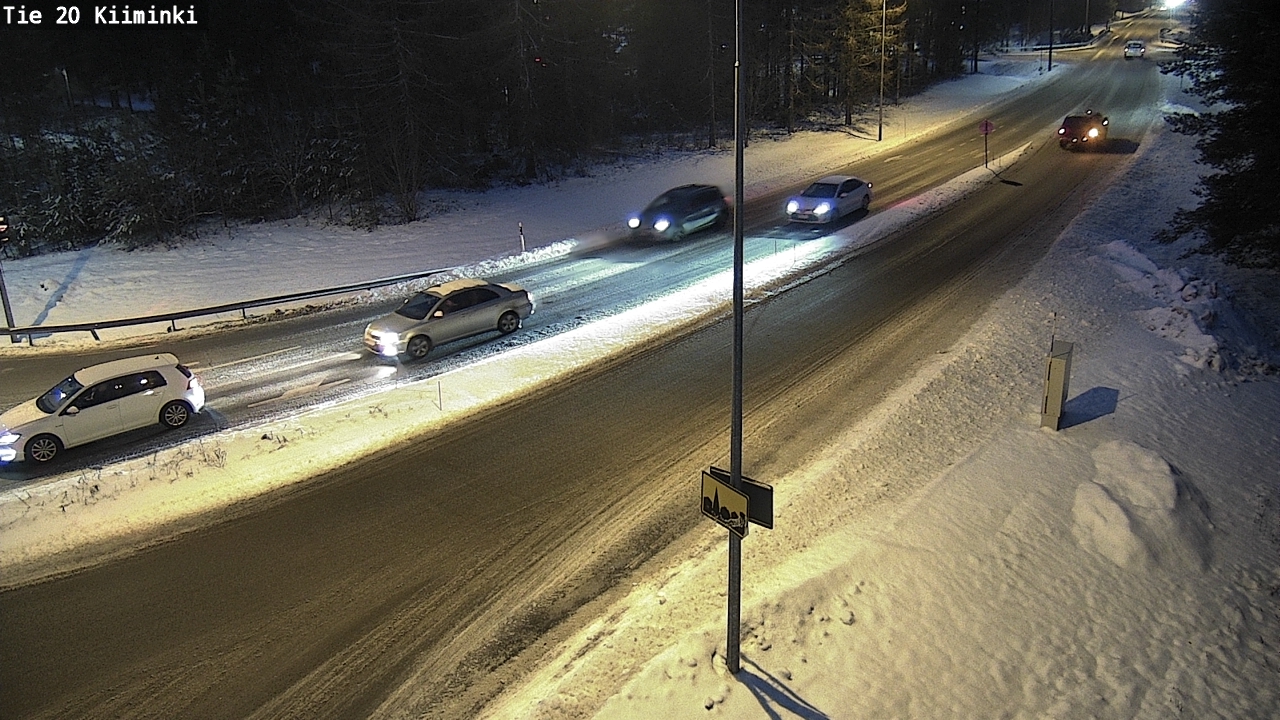 Weather Camera Image Road 20 Oulu Kiiminki, Oulu, Pohjois-Pohjanmaa