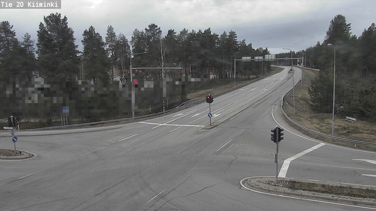 Weather Camera Image Väg 20 Uleåborg Kiiminki, Oulu, Pohjois-Pohjanmaa